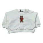 Moschino Completo 2 Pezzi Felpa-Pantalone Bianco per Neonata MDK03G BIANCO MOSCHINO 