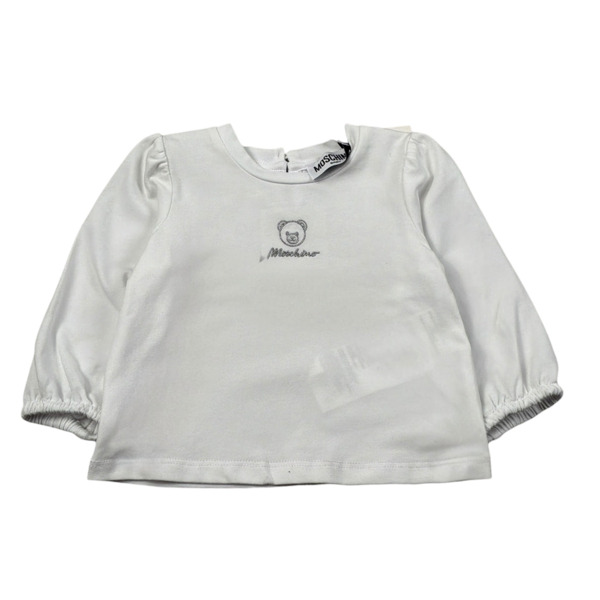 Moschino Completo 2 Pezzi Shirt-Gonna Bianco/Argento per Neonata MDK03M BIANCO/ARGENTO MOSCHINO 