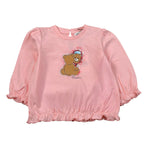 Moschino Shirt tinta unita con Stampa Rosa per Neonata MDO00W ROSA MOSCHINO 