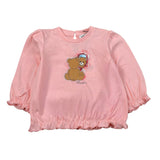 Moschino Shirt tinta unita con Stampa Rosa per Neonata MDO00W ROSA MOSCHINO 