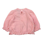 Moschino Shirt tinta unita con Stampa Rosa per Neonata MDO00W ROSA MOSCHINO 