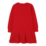 Moschino Abiti Manical Unga tinta unita con Logo Rosso per Neonata MDV0CTN ROSSO MOSCHINO 