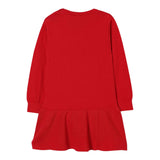 Moschino Abiti Manical Unga tinta unita con Logo Rosso per Neonata MDV0CTN ROSSO MOSCHINO 