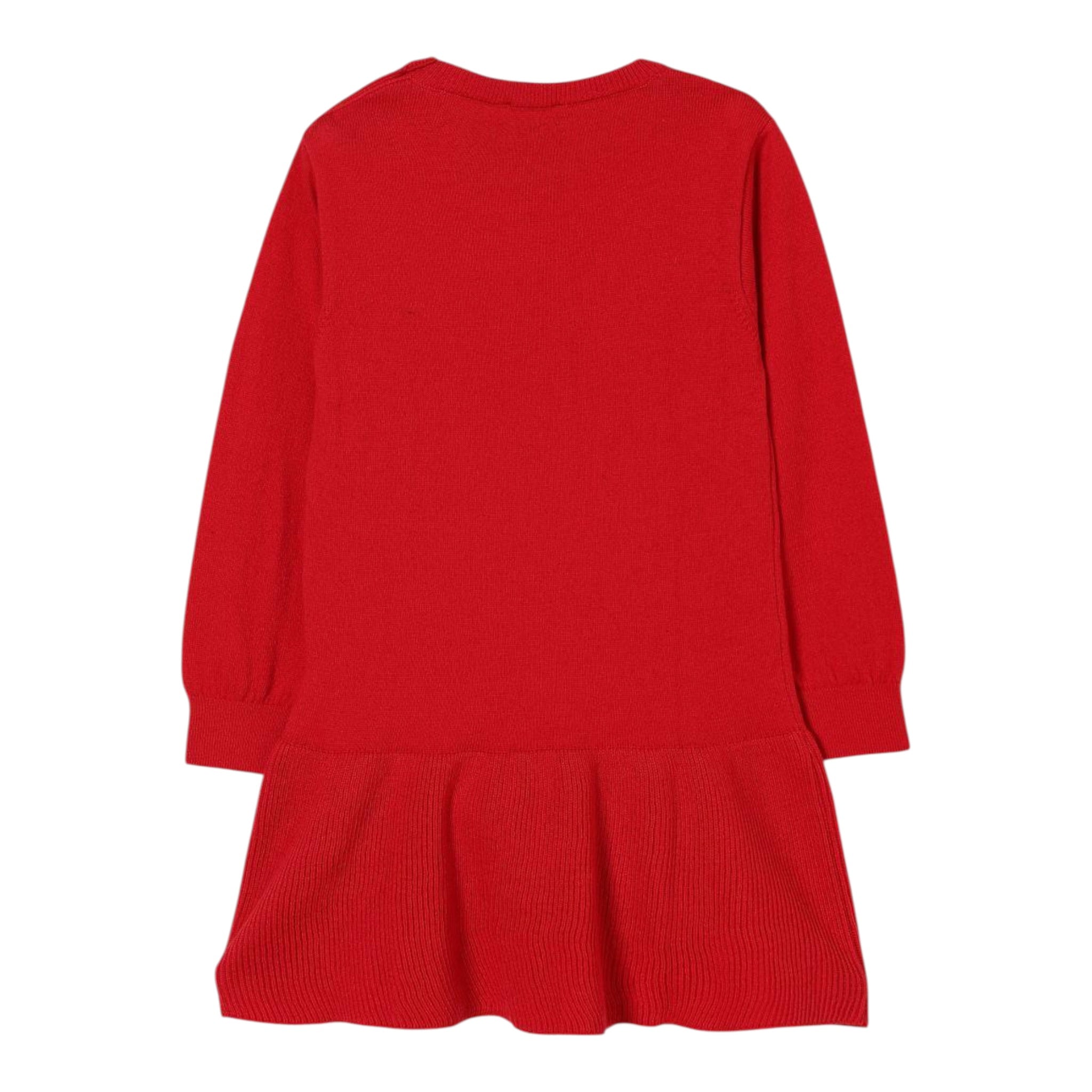 Moschino Abiti Manical Unga tinta unita con Logo Rosso per Neonata MDV0CTN ROSSO MOSCHINO 