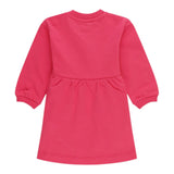 Moschino Abito Manica Lunga tinta unita con Stampa Fuxia per Neonata MDV0CU FUXIA MOSCHINO 