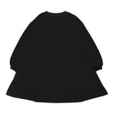 Moschino Abito Manica Lunga tinta unita con Stampa Nero per Neonata MDV0CUX NERO MOSCHINO 