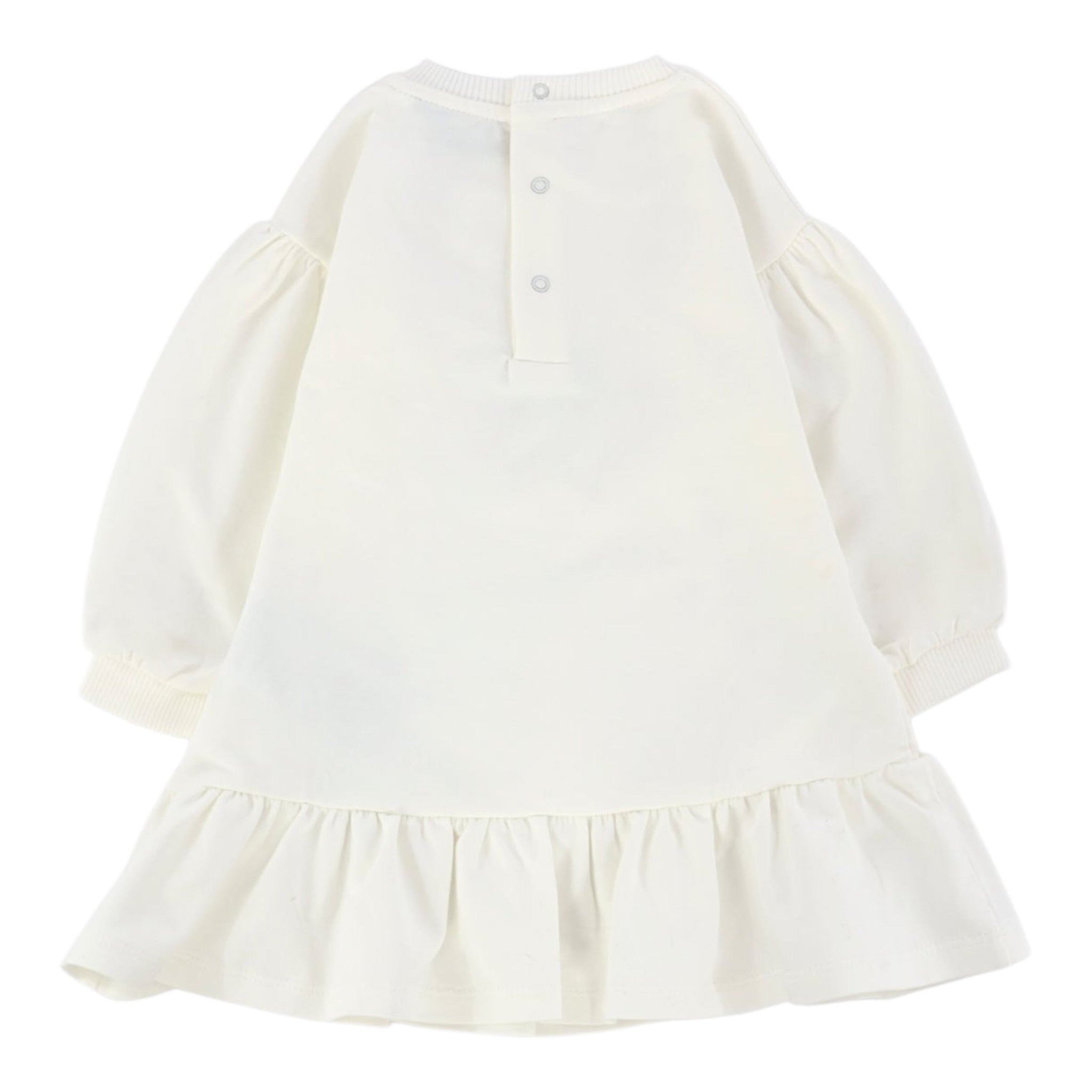 Moschino Abito Girocollo tinta unita Bianco per Neonata MDV0CW BIANCO MOSCHINO 