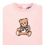 Moschino Abito Girocollo tinta unita Rosa per Bambina MDV0CWJXX ROSA MOSCHINO 
