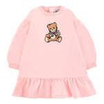 Moschino Abito Girocollo tinta unita Rosa per Neonata MDV0CWX ROSA MOSCHINO 