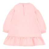 Moschino Abito Girocollo tinta unita Rosa per Neonata MDV0CWXX ROSA MOSCHINO 