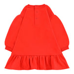 Moschino Abito Girocollo tinta unita Rosso per Neonata MDV0CWXX ROSSO MOSCHINO 