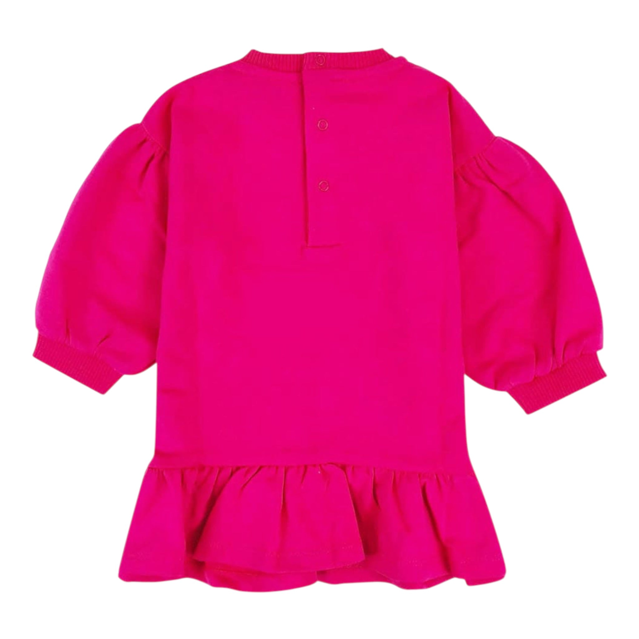 Moschino Abito Girocollo tinta unita Fuxia per Neonata MDV0CWXXXX FUXIA MOSCHINO 