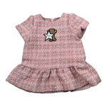 Moschino Abito tinta unita con Stampa Rosa per Neonata MDV0DV ROSA MOSCHINO 