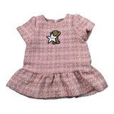 Moschino Abito tinta unita con Stampa Rosa per Neonata MDV0DV ROSA MOSCHINO 