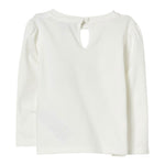 Moschino Shirt Girocollo tinta unita con Stampa Bianco per Neonata MEO001X BIANCO MOSCHINO 