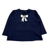 Moschino Shirt Girocollo tinta unita con Stampa Blu per Neonato MGO001 BLU MOSCHINO 