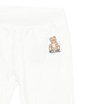 Moschino Completo 2 Pezzi Felpa-Pantalone tinta unita Panna per Bambino MMK05EJXX PANNA MOSCHINO 