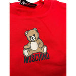 Moschino Completo 2 Pezzi Felpa-Pantalone tinta unita Rosso per Neonato MMK05EX ROSSO MOSCHINO 