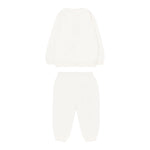 Moschino Completo 2 Pezzi Felpa-Pantalone tinta unita Beige per Neonato MMK05EXXX BEIGE MOSCHINO 
