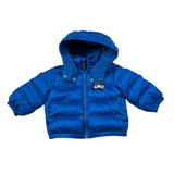 Moschino Giubbino tinta unita con Cappuccio Blu per Neonato MMS02F BLU MOSCHINO 