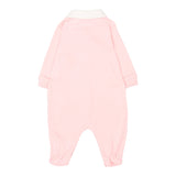 Moschino Tutina Manica Lunga tinta unita Rosa per Neonata MMY08CA ROSA MOSCHINO 
