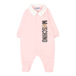 Moschino Tutina Manica Lunga tinta unita Rosa per Neonata MMY08CA ROSA MOSCHINO 