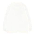 Moschino Felpa Chiusa Girocollo tinta unita con Stampa Panna per Neonato MNF060XX PANNA MOSCHINO 