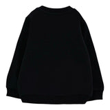 Moschino Felpa Chiusa Girocollo tinta unita con Stampa Nero per Neonato MNF060XXXXX NERO MOSCHINO 