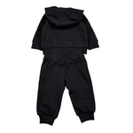 Moschino Completo 2 Pezzi Felpa-Pantalone tinta unita Nero per Neonato MNK05D NERO MOSCHINO 
