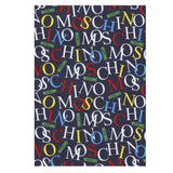 Moschino Coperta tinta unita con Stampe Blu per Neonato MOB00F BLU MOSCHINO 