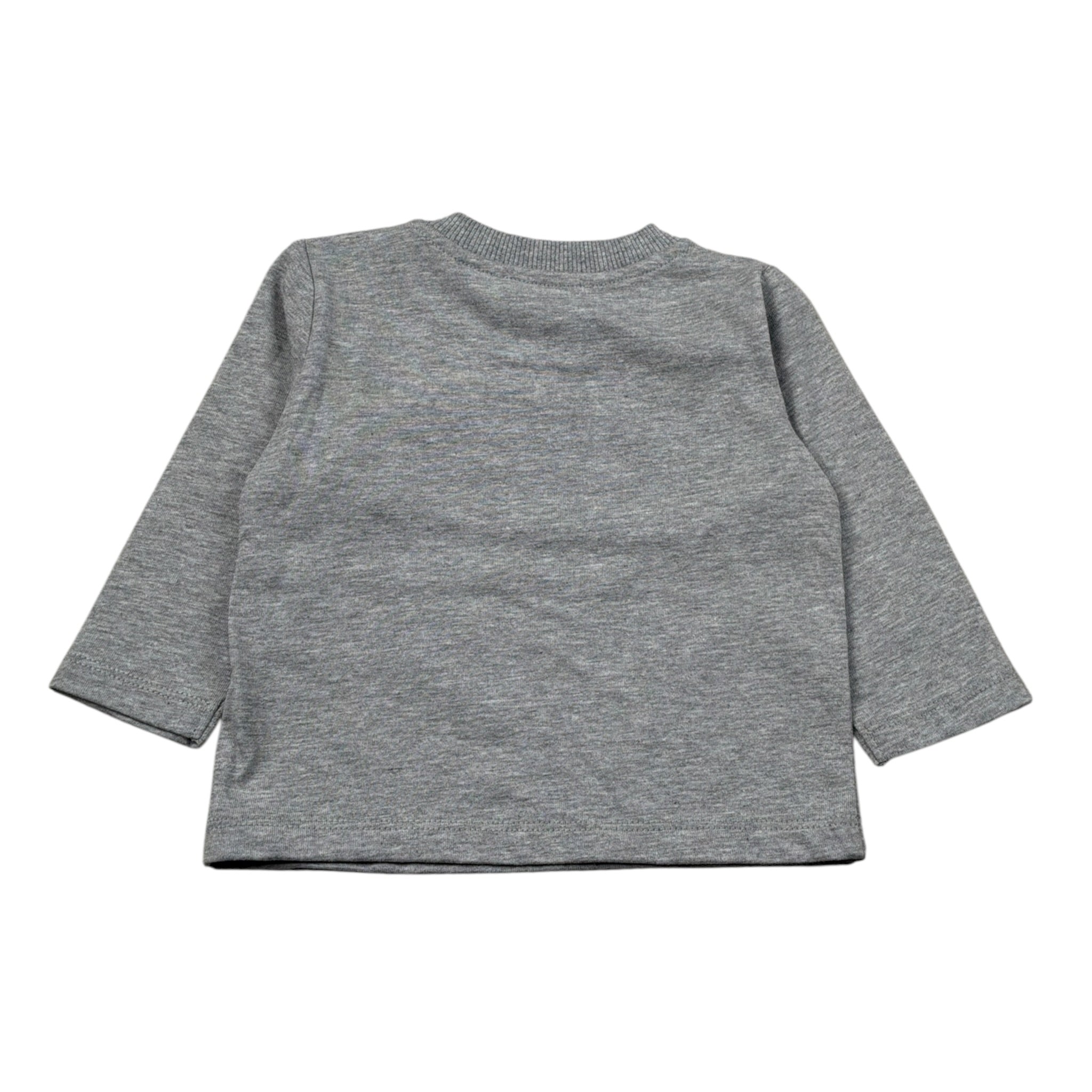 Moschino Shirt tinta unita Girocollo Grigio per Neonato MOO014 GRIGIO MOSCHINO 