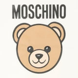 Moschino Coperta tinta unita con Logo Bianco per Neonato MQB00F BIANCO MOSCHINO 