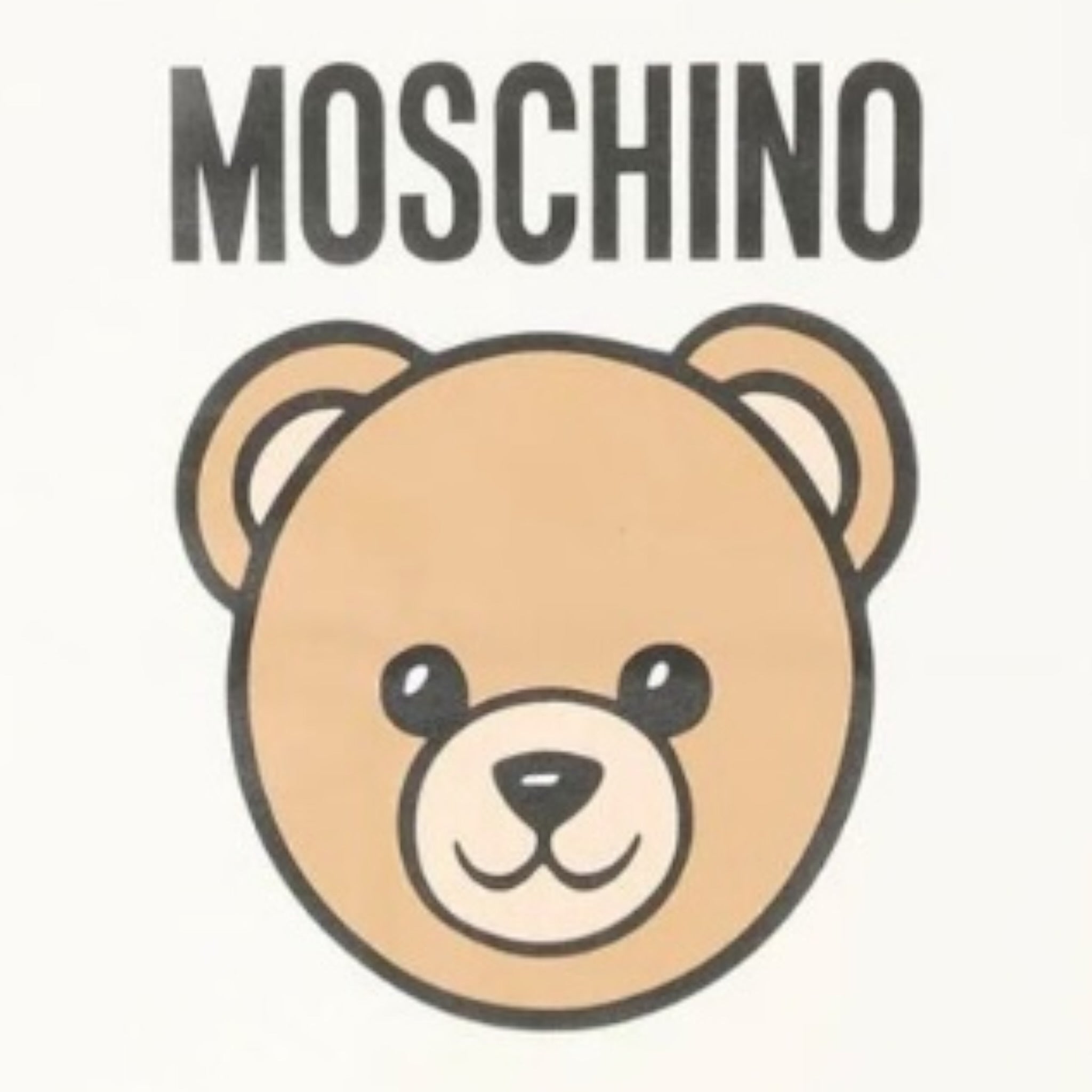 Moschino Coperta tinta unita con Logo Bianco per Neonato MQB00F BIANCO MOSCHINO 