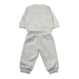 Moschino Completo 2 Pezzi Felpa-Pantalone tinta unita Bianco per Neonato MQK05E BIANCO MOSCHINO 