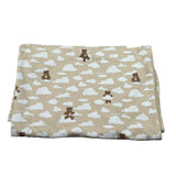 Moschino Coperta tinta unita con Stampe Beige per Neonato MSB00F BEIGE MOSCHINO 