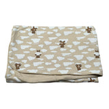 Moschino Coperta tinta unita con Stampe Beige per Neonato MSB00F BEIGE MOSCHINO 