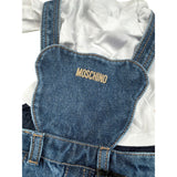 Moschino Completo 2 Shirt-Salopette Blu per Neonato MUK059 BLU MOSCHINO 
