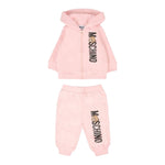 Moschino Completo 2Pz Felpa-Pantalone Rosa per Neonata MUK05D ROSA MOSCHINO 