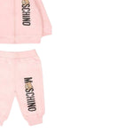 Moschino Completo 2Pz Felpa-Pantalone Rosa per Neonata MUK05D ROSA MOSCHINO 