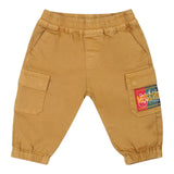 Moschino Pantalone tinta unita con Elastico In Vita Cammello per Neonato MUP052 CAMMELLO MOSCHINO 