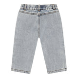 Moschino Jeans tinta unita con Elastico In Vita Azzurro per Bambino MUP05AJ AZZURRO MOSCHINO 