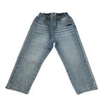 Moschino Jeans tinta unita con Elastico In Vita Azzurro per Bambino MUP05HJX AZZURRO MOSCHINO 