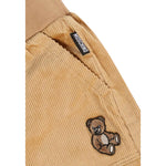 Moschino Pantalone tinta unita In Velluto Cammello per Neonato MUP05I CAMMELLO MOSCHINO 