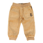 Moschino Pantalone tinta unita In Velluto Cammello per Neonato MUP05IX CAMMELLO MOSCHINO 
