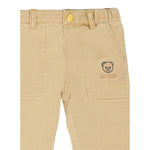 Moschino Pantalone tinta unita con Tasche Beige per Neonato MUP05LN BEIGE MOSCHINO 