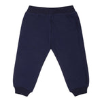 Moschino Pantalone Tuta tinta unita con Logo Blu per Neonato MUP05Q BLU MOSCHINO 