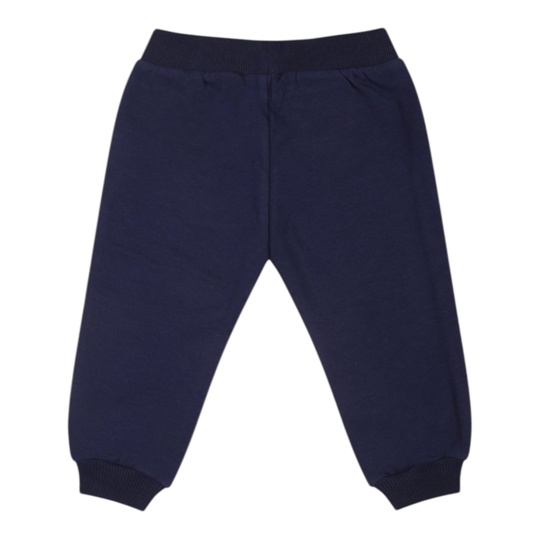 Moschino Pantalone Tuta tinta unita con Logo Blu per Neonato MUP05Q BLU MOSCHINO 