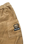 Moschino Pantalone tinta unita con Elastico In Vita Cammello per Neonato MUP060 CAMMELLO MOSCHINO 