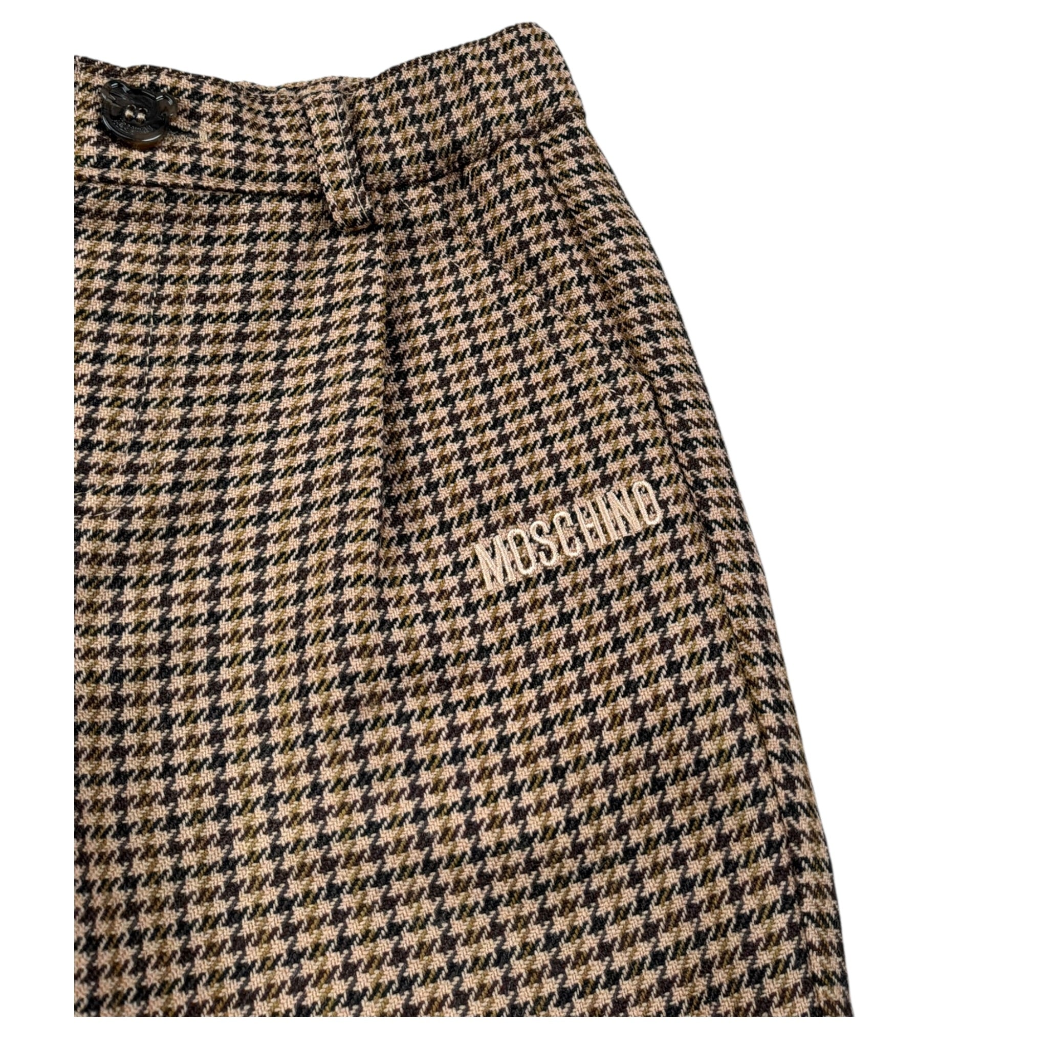 Moschino Pantalone Stampa Fantasia con Elastico In Vita Marrone per Neonato MUP061 MARRONE MOSCHINO 