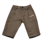 Moschino Pantalone Stampa Fantasia con Elastico In Vita Marrone per Neonato MUP061 MARRONE MOSCHINO 